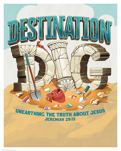Picture of Vacation Bible School VBS 2021 Destination Dig Unearthing the Truth About Jesus Visual Pack Pkg. 8