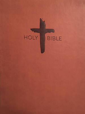 Picture of Kjver Sword Study Bible Giant Print Value Edition Chestnut Cross Motif