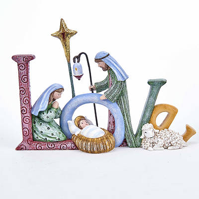 Picture of Resin Tabletop Love Nativity 5.5"