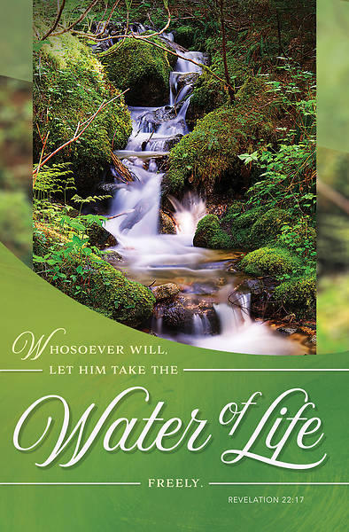 Picture of Water of Life General Regular Size Bulletin