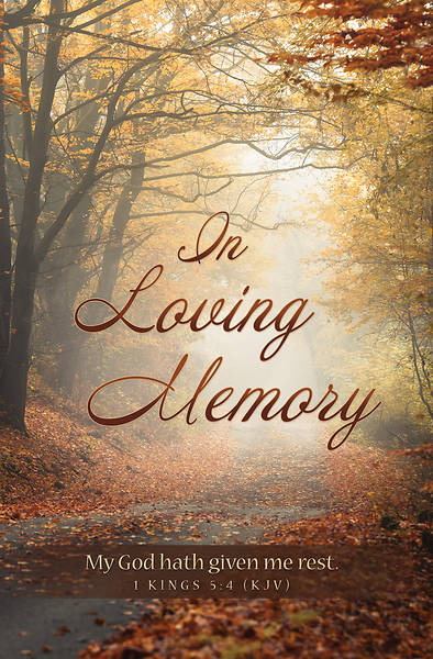 Picture of In Loving Memory Funeral Bulletin