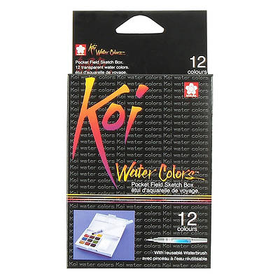 Picture of KOI Watercolors Field Box Set of 12 Colors