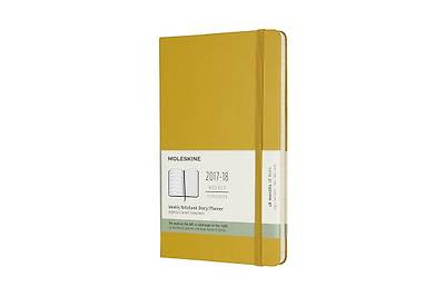 Picture of Moleskine 18 Month Weekly Planner, Large, Maple Yellow, Hard Cover (5 X 8.25)