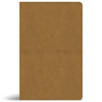 Picture of CSB Thinline Reference Bible, Digital Study Edition, Camel Suedesoft Leathertouch