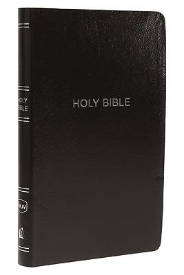 Picture of NKJV, Thinline Reference Bible, Leather-Look, Black, Red Letter Edition, Comfort Print