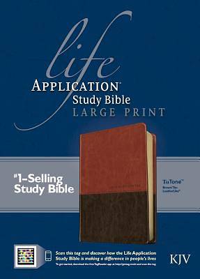 Picture of Life Application Study Bible KJV, Large Print, Tutone