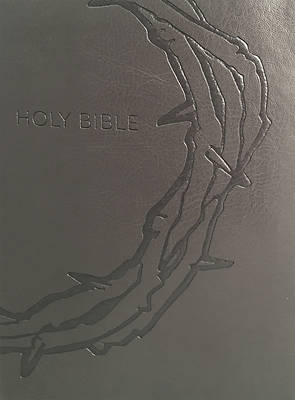 Picture of KJV Sword Study Bible Personal Size Large Print Designer Charcoal Ultrasoft Crown of Thorns
