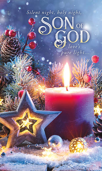 Picture of Silent Night, Holy Night Banner 3x5 Fabric