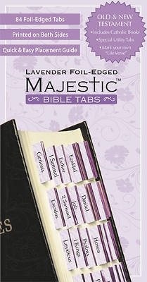 Picture of Majestic Bible Tabs Lavender