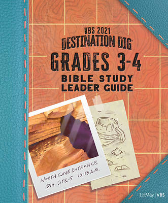 Picture of Vacation Bible School VBS 2021 Destination Dig Unearthing the Truth About Jesus Grades 3-4 Bible Study Leader Guide