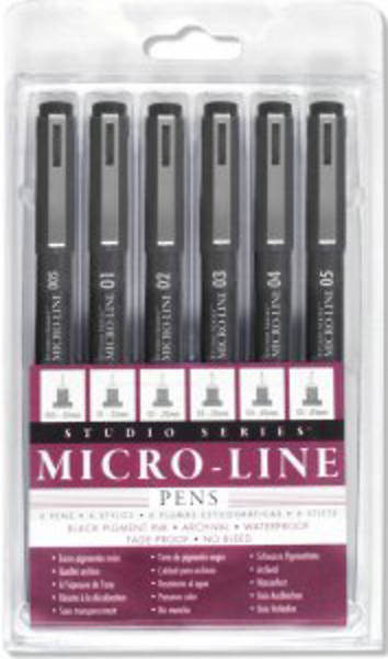 Picture of Studio Series Micro-Line Pen Set (Set of 6)