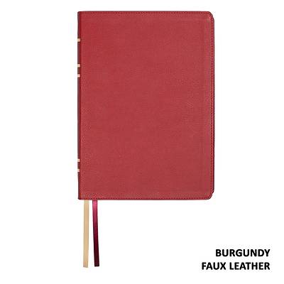 Picture of Lsb Giant Print Reference Edition, Paste-Down Burgundy Faux Leather Indexed