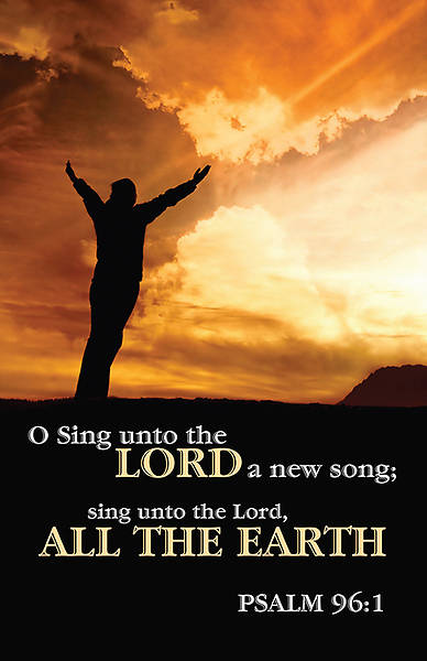 Picture of Sing Unto the Lord Regular Size Bulletin