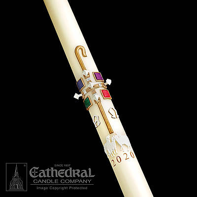 Picture of Cathedral The Good Shepherd Paschal Candle 1-1/2" x 34"