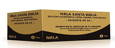 Picture of Nbla Santa Biblia, Edición Económica, Letra Grande, Tapa Rústica / Paquete de 24