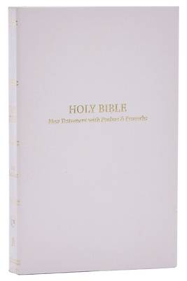Picture of Kjv, Pocket New Testament with Psalms and Proverbs, Softcover, White, Red Letter, Comfort Print