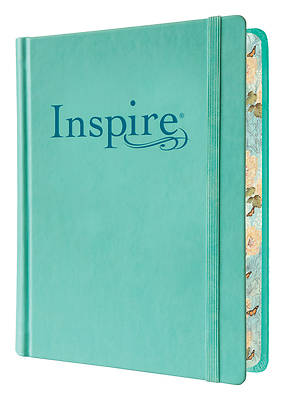 Picture of Inspire Bible NLT (Hardcover Leatherlike, Aquamarine, Filament Enabled)