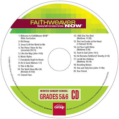Picture of FaithWeaver Now Grade 5-6 CD Winter 2022-2023