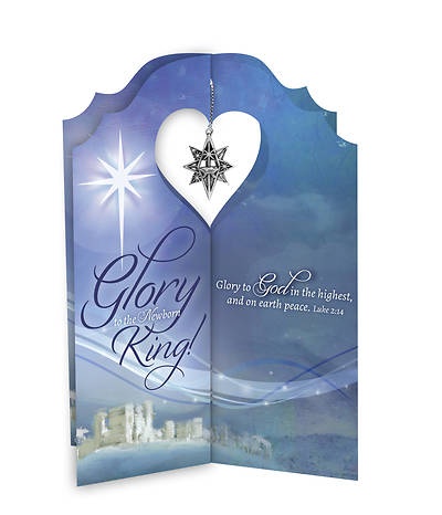 Picture of Glory to the Newborn King Greeting Card with Mini Ornament