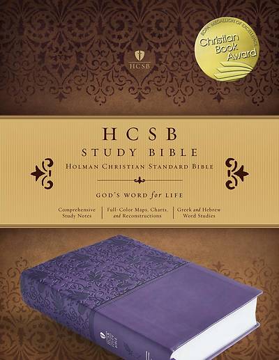 Picture of HCSB Study Bible, Purple Leathertouch