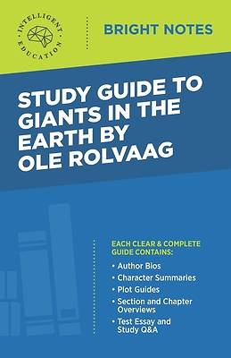 Picture of Study Guide to Giants in the Earth by Ole Rolvaag