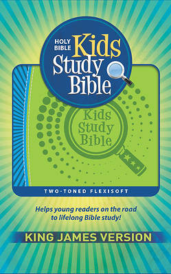 Picture of KJV Kids Study Bible Flex Green Blue