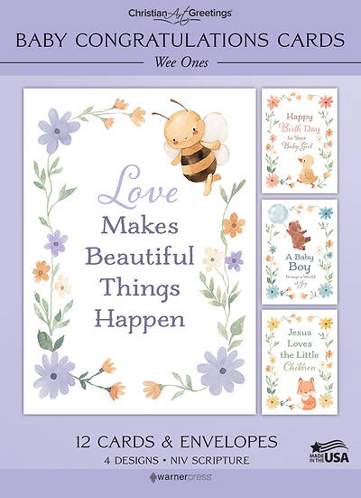 Baby Congratulations Wee Ones - Box of 12