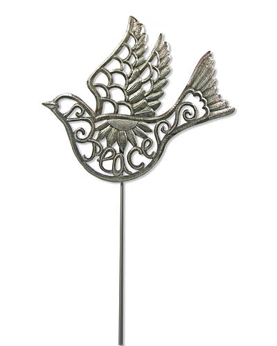 Picture of Metal PEACE Dove Garden Stake
