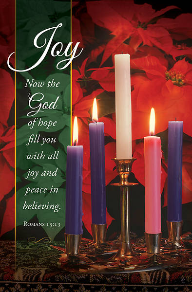 Joy Now God of Hope Advent Regular Size Bulletin - | Cokesbury