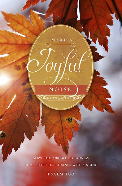 Picture of Make A Joyful Noise Thanksgiving Bulletin