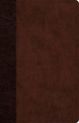 ESV Large Print Thinline Reference Bible (Trutone, Brown/Walnut, Timeless Design)