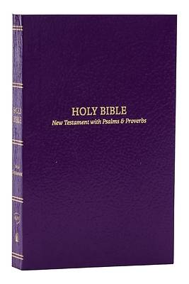 Picture of Kjv, Pocket New Testament with Psalms and Proverbs, Softcover, Purple, Red Letter, Comfort Print