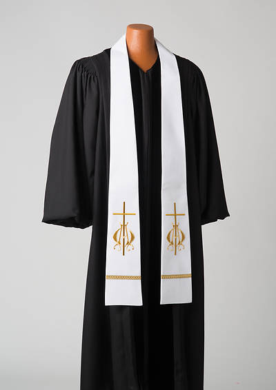 Picture of Stole, White Liberty Alpha And Omega