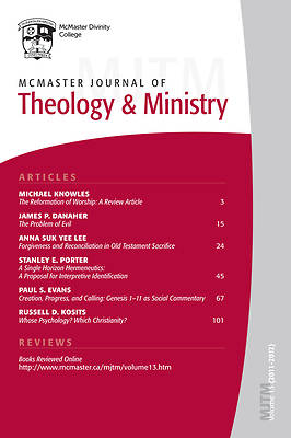 Picture of McMaster Journal of Theology and Ministry