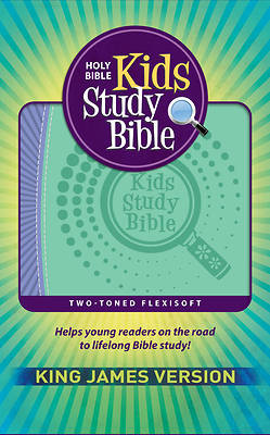 Picture of KJV Kids Study Bible Flex Purple Green