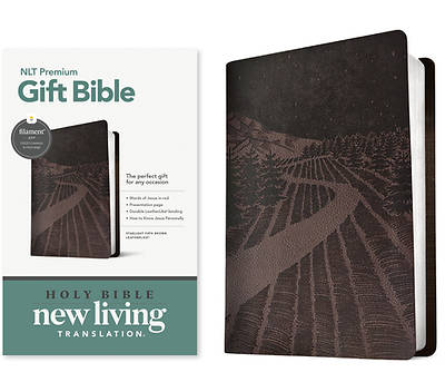 Picture of Premium Gift Bible Nlt, Filament Enabled (Leatherlike, Starlight Path Brown, Red Letter)