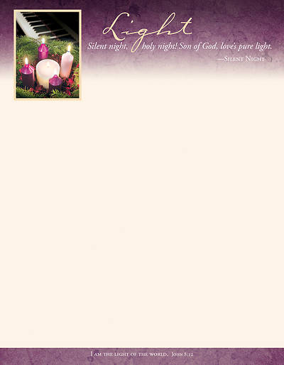 Picture of Light Advent Letterhead