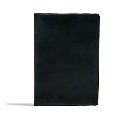 Picture of KJV Large Print Ultrathin Reference Bible, Premium Black Genuine Leather, Black Letter Edition