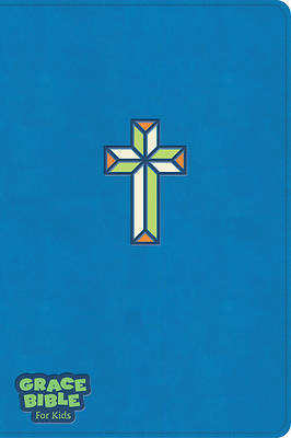 Picture of CSB Grace Bible for Kids, Blue Leathertouch