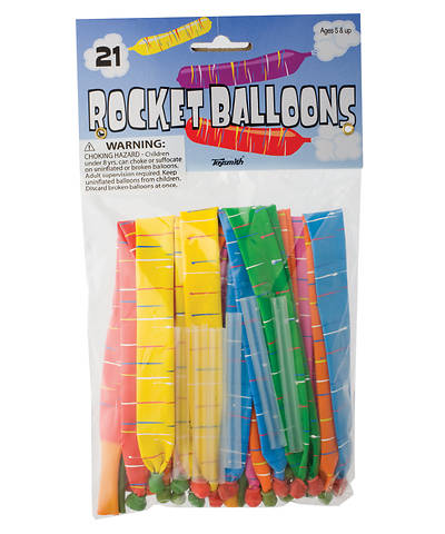 Picture of Vacation Bible School (VBS) 2017 Maker Fun Factory Rocket  Balloons  Pack of 21