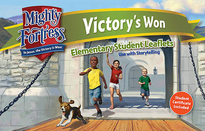 Picture of Vacation Bible School (VBS) 2017 Mighty Fortress Victorys Won Elem Leaflets