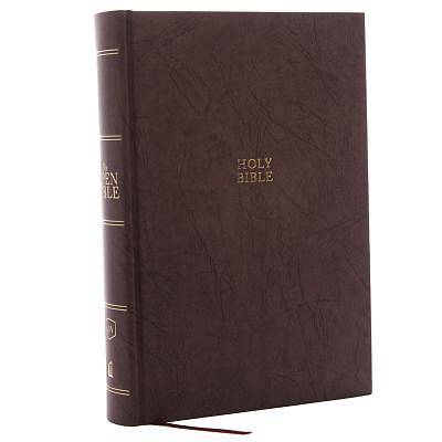 Picture of The Kjv, Open Bible, Hardcover, Brown, Red Letter Edition, Comfort Print
