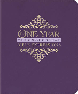 Picture of The One Year Chronological Bible Expressions (Leatherlike, Imperial Purple)