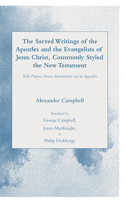 Picture of The Sacred Writings of the Apostles and the Evangelists of Jesus Christ, Commonly Styled the New Testament
