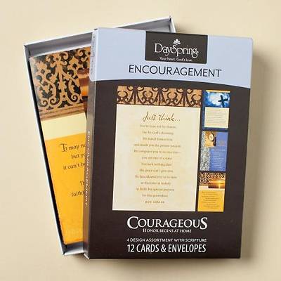 Picture of Courageous - Encouragement Boxed Cards - Box of 12