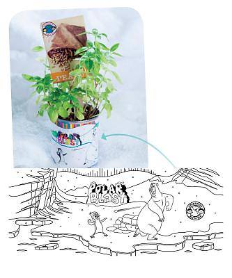 Picture of Vacation Bible School (VBS) 2018 Polar Blast Let's Get Growing Garden Wrap - Pkg of 10
