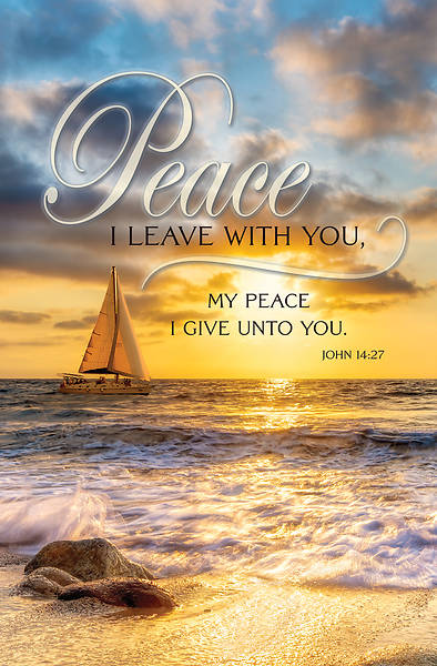 Picture of Peace I Leave with You Regular Size Bulletin