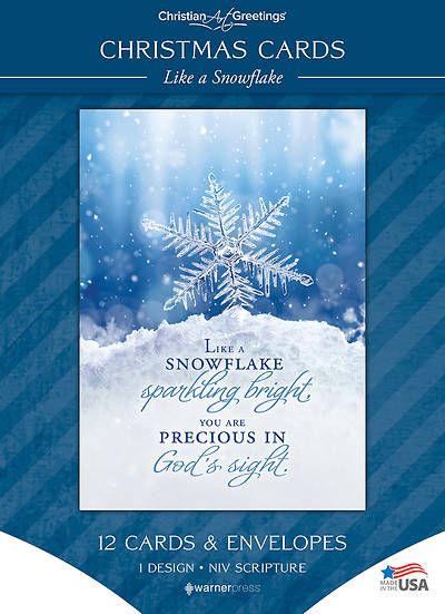 Picture of Like a Snowflake Solid Box Cards