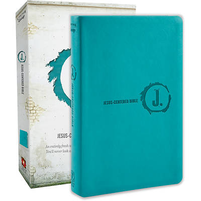 Picture of Jesus Centered Bible Turquoise NLT