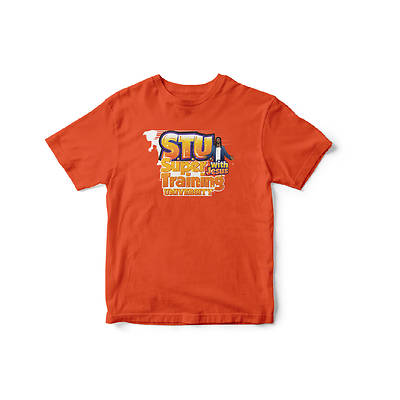 Picture of Vacation Bible School (VBS) 2019 Super Training University T-shirt Orange Child's Small